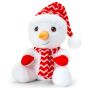 Keeleco, Снежен човек, плюшена коледна играчка, 20 см, Keel Toys