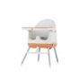 Chipolino Детски стол за хранене 3в1 "Пудинг", портокал