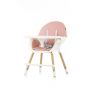 Chipolino детски стол за хранене 2в1 "Rio", розов божур