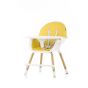 Chipolino детски стол за хранене 2в1 "Rio", цитрус