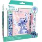 Stitch Таен дневник с катиранче, химикал и стикери 