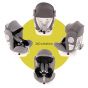 Lorelli Детско столче за кола Lusso SPS Isofix, Black Crowns 0-36 кг.