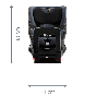Столче за кола Britax Romer Dualfix i-Size Black Ash, Група 0+/I, 0-18кг