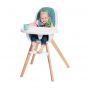 Детско столче за хранене 2в1 KinderKraft TIXI, Сиво