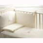 Baby Expert луксозен бебешки спален комплект от 4 части Teddy Крем