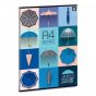 Ученическа тетрадка с широки редове А5, 40 листа, Umbrella