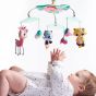 TINY LOVE 2-в-1 Музикална въртележка Soothe n Groove Tiny Princess - въртележка за бебешка кошара и преносима музикална кутия, 0м+