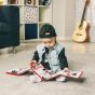TINY LOVE  Мека двулицева текстилна книжка-обиколник Double-sided First Book от серията Tiny Rockers, 0м+