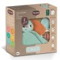 Tiny Love Комплект за новородени от муселинова играчка за гушкане Заек и дървена дрънкалка от Еко колекция Garden of Adventures , 0м+