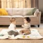 Tiny Love  Меко, подплатено килимче за игра Soft Super Mat от серията Garden of Adventures, размер 125.5х110 см, 9 увлекателни активности за развитие, 0м+