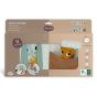 Tiny Love 2-в-1 Мека двулицева книжка и обиколник Double-sided First Book от Еко серията Garden of Adventures, 0м+