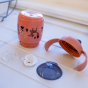 Tommee Tippee Неразливаща се чаша с мек накрайник и с дръжки SuperStar Trainer Sippee Cup, с антибактериално покритие Bacshield, 300 мл, 6м+, розова