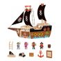 Tooky Toy Пиратски кораб за игра с фигурки