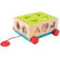 Tooky Toy, Дървена количка-сортер за дърпане