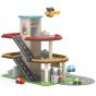 Viga Toys Дървен гараж на три нива за игра