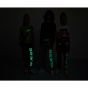 Guess детска черна тениска с триъгълно зелено лого Glow In the Dark 