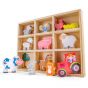 Дървени фигурни на животни от фермата в поставка, New classic toys