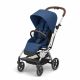 Cybex Бебешка количка Eezy S Twist + 2 сребристо шаси Navy Blue
