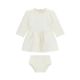 Guess Официална бебешка рокля CREAM WHITE