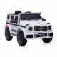 Chipolino Eлектрически джип Mercedes G63 AMG, Бял, EVA гуми, кожа