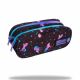  COOLPACK Ученически несесер с два ципа CLEVER - DARK UNICORN