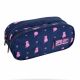COOLPACK Ученически несесер с два ципа CLEVER - NAVY KITTY