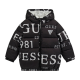 Guess Детско унисекс зимно яке Oversize JET BLACK