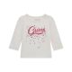 Guess Детска блуза с дълъг ръкав Star White