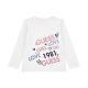 Guess Детска блуза с дълъг ръкав Girl Love White