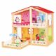 Дървена двуетажна къща за кукли, Фантазия, Lelin Toys