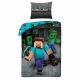 Minecraft Детски спален комплект 140 х 200 см. - Steeve and Mobs