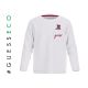 Guess Bear Детска блуза с дълъг ръкав за момче PURE WHITE