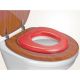 Reer 4811.2 мека седалка за тоалетна червена