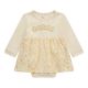 Guess Бебешка рокля за изписване CREAM WHITE