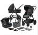 Бебешка количка 3в1 KinderKraft Xmoov, Сива