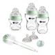 Tommee Tippee КОМПЛЕКТ ЗА НОВОРОДЕНО СТЪКЛО САМОСТЕРИЛИЗИРАЩО + ЧЕТКА ЗА ШИШЕТА 